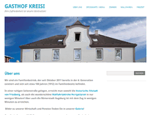 Tablet Screenshot of gasthof-kreisi.de